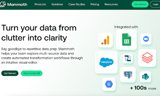 Mammoth data automation tool