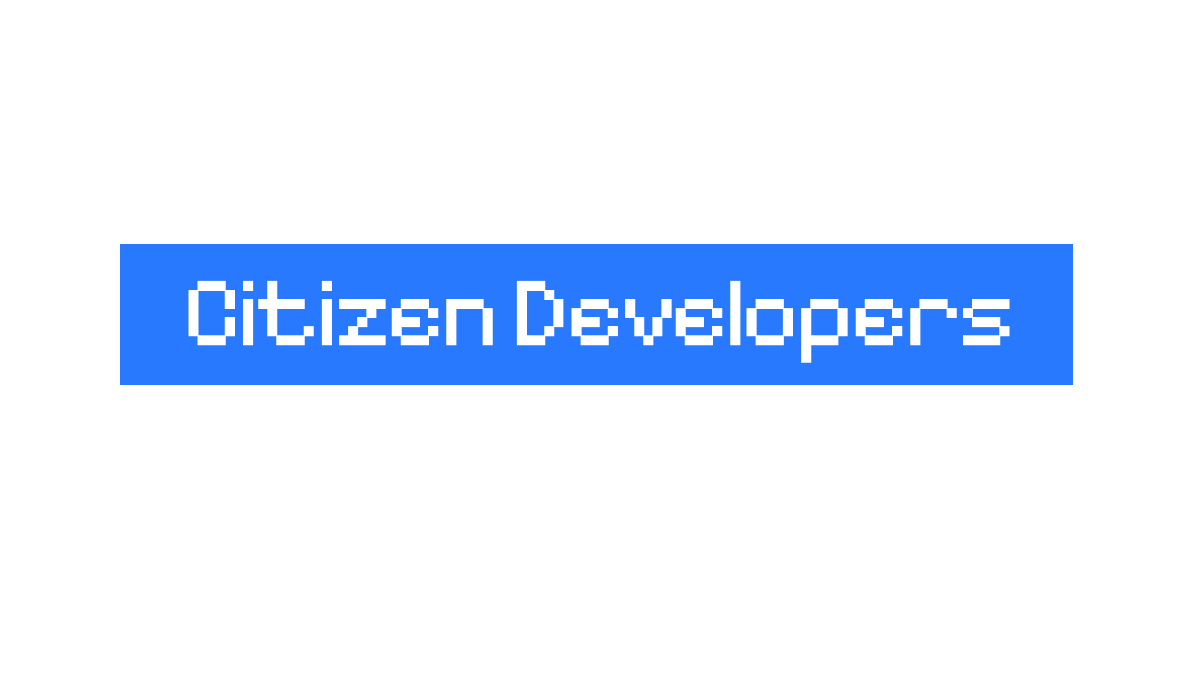 Cover art for the blog post: Citizen developers, empowering the next-gen of enterprise coders